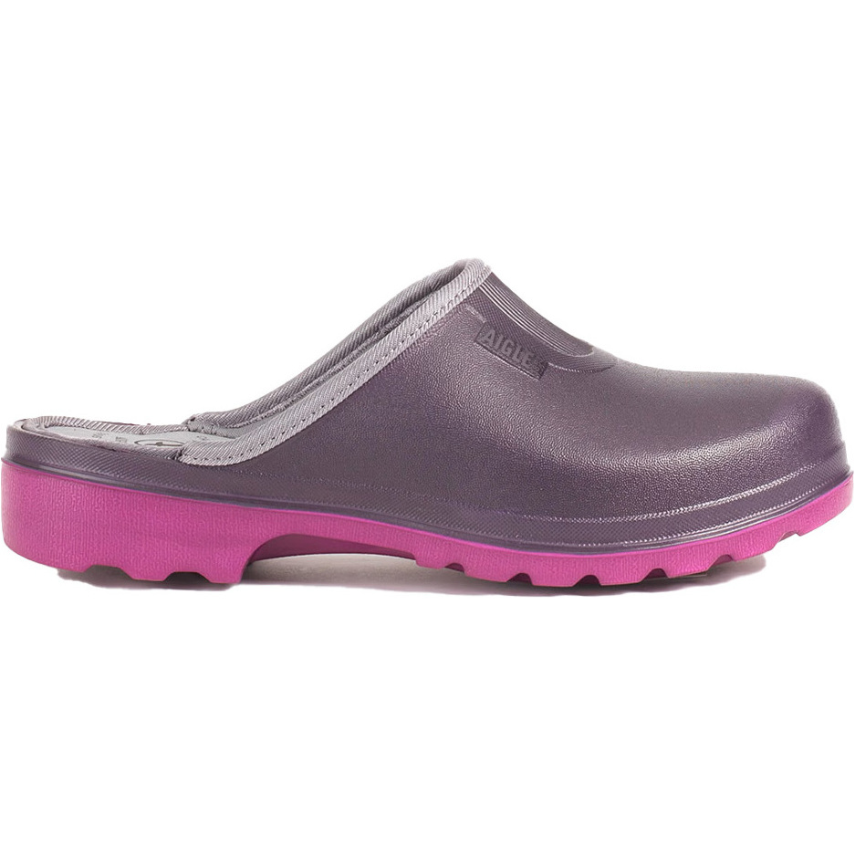 Aigle Womens Taden 2 Clogs NB58 - Aubergine / Dahlia